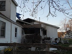 Fire Damaged Home Before: Public Adjuster Services